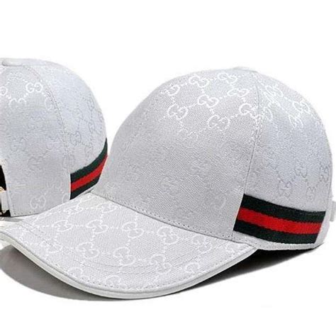 cappello bianco gucci|Gucci yankee hat.